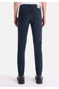 Colin's slim Fit Low Waist Narrow Leg Men's Dark Indigo Jeans Trousers - Image 2