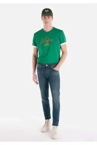 Colin's slim Fit Low Waist Narrow Leg Men's Indigo Jeans Trousers - Image 3