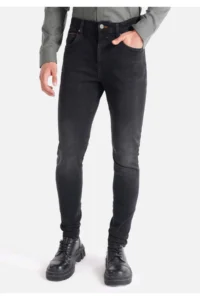 Colin's slim Fit Low Waist Narrow Leg Pocketed Men's denim Jeans Trousers - Image 3