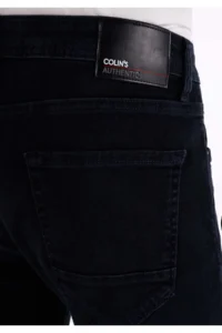 Colin's Straight Fit Low Waist Straight Leg Men's Dark Indigo Jeans Trousers - Image 6