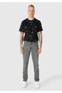 Colin's Straight Fit Low Waist Straight Leg Men's Gray Jeans Pants