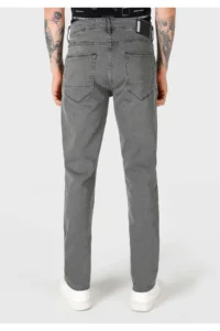 Colin's Straight Fit Low Waist Straight Leg Men's Gray Jeans Pants - Image 2