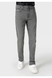 Colin's Straight Fit Low Waist Straight Leg Men's Gray Jeans Pants - Image 4