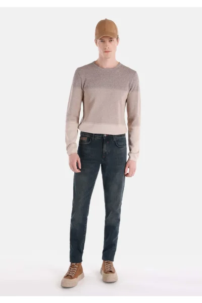 Colin's slim Fit High Waist Narrow Leg Men's Indigo Jeans Trousers