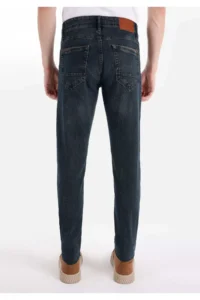 Colin's slim Fit High Waist Narrow Leg Men's Indigo Jeans Trousers - Image 2