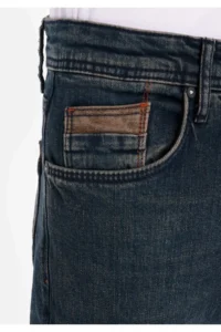 Colin's slim Fit High Waist Narrow Leg Men's Indigo Jeans Trousers - Image 5
