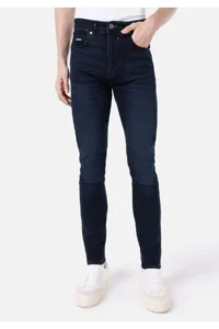Colin's skinny Fit Men Dark Indigo denim jeans Pants - Image 4