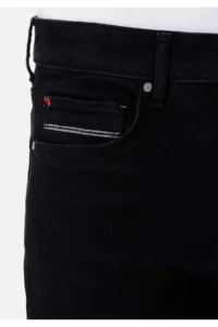 Colin's skinny Fit High Waist Narrow Leg Men's Black denim Jeans Pants - Image 5