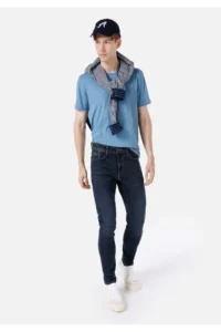 Colin's slim Fit Men NAVY Blue jeans Pants - Image 3