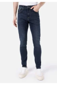 Colin's slim Fit Men NAVY Blue jeans Pants - Image 4