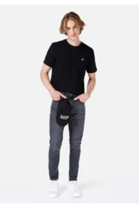 Colin's slim Fit Low Waist Narrow Leg Men's Black denim Jeans Pants
