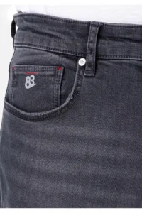 Colin's slim Fit Low Waist Narrow Leg Men's Black denim Jeans Pants - Image 5