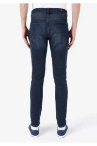 Colin's slim Fit Men's Dark Indigo Ripped Detailed Jeans Trousers - Image 2