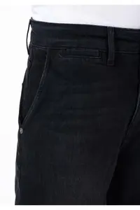 Colin's Chino Fit Mid Waist Straight Leg Men's Black Jean Pants - Image 6