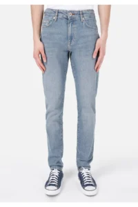 Colin's slim Fit Low Waist Narrow Leg Men's Indigo Jeans Trousers - Image 4