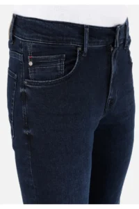 Colin's skinny Fit Low Waist Narrow Leg Men's NAVY Blue denim Jeans Pants - Image 5