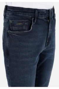 Colin's slim Fit Low Waist Narrow Leg Men's Dark Indigo denim Jeans Trousers - Image 5