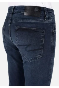 Colin's slim Fit Low Waist Narrow Leg Men's Dark Indigo denim Jeans Trousers - Image 6