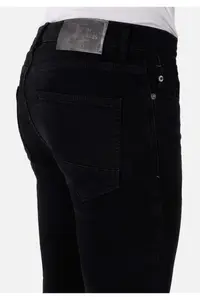 Colin's Skinny Fit Low Waist Narrow Leg Pocket Men's Navy Blue Jean Pants - Image 6