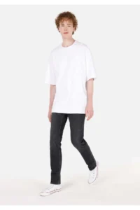 Colin's Straight Fit Low Waist Straight Leg Men's Black Jeans Pants - Image 3