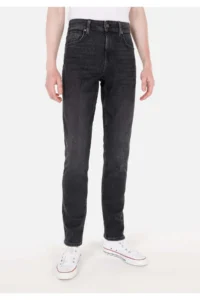 Colin's Straight Fit Low Waist Straight Leg Men's Black Jeans Pants - Image 4