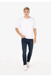 Colin's skinny Fit High Waist slim Leg Men's Indigo Jeans Pants - Image 3