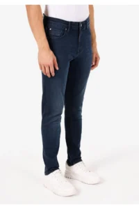 Colin's skinny Fit High Waist slim Leg Men's Indigo Jeans Pants - Image 4