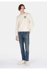 Colin's Straight Fit Low Waist Straight Leg Men's Indigo Jeans Trousers - Image 3