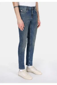 Colin's Straight Fit Low Waist Straight Leg Men's Indigo Jeans Trousers - Image 4