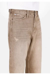 Colin's Baggy Fit Mid Waist Wide Leg Men's Brown Jeans Pants - Image 5