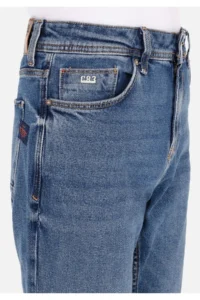 Colin's Straight Fit Low Waist Straight Leg Men's NAVY Blue Jeans Pants - Image 5