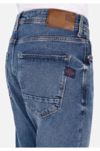 Colin's Straight Fit Low Waist Straight Leg Men's NAVY Blue Jeans Pants - Image 6