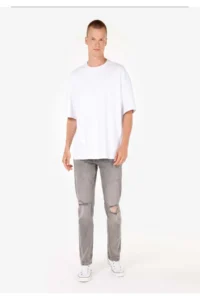 Colin's slim Straight Men Gray jeans Pants