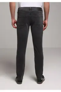 Colin's Straight Fit Low Waist Straight Leg Men's Black Jean Pants - Image 2