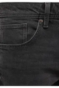 Colin's Straight Fit Low Waist Straight Leg Men's Black Jean Pants - Image 5