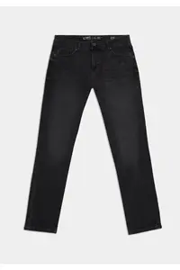 Colin's Straight Fit Low Waist Straight Leg Men's Black Jean Pants - Image 7