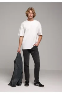 Colin's Straight Fit Low Waist Straight Leg Men's Black Jeans Pants