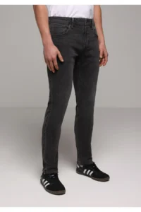 Colin's Straight Fit Low Waist Straight Leg Men's Black Jeans Pants - Image 4