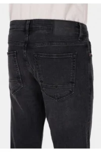 Colin's slim Fit Zippered Men's Black Black denim Jeans Trousers - Image 6
