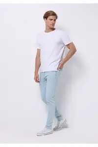 Colin's slim Fit Men Bleach Indigo denim jeans Pants - Image 3