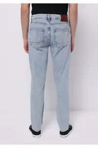 Colin's Straight Fit Low Waist Straight Leg Men's Indigo Ecologic Jeans Trousers - Image 2