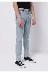 Colin's Straight Fit Low Waist Straight Leg Men's Indigo Ecologic Jeans Trousers - Image 4