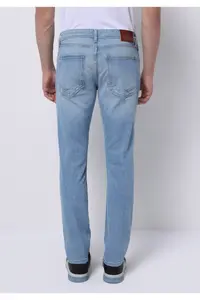 Colin's Straight Fit Low Waist Straight Leg Men's Indigo Ecologic Jeans Trousers - Image 2