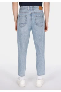 Colin's Loose Tapered Fit Men's Light Indigo denim Jeans Trousers - Image 2