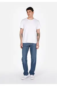Colin's Regular Fit Men's Zippered Mid Indigo denim Jeans Trousers