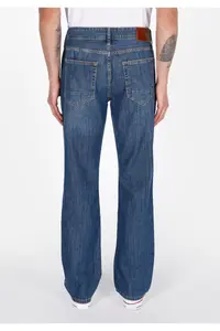 Colin's Regular Fit Men's Zippered Mid Indigo denim Jeans Trousers - Image 2