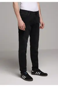 Colin's slim Fit Men Black Black denim jeans Pants - Image 4
