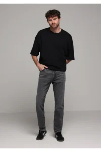 Colin's Regular Fit Men GRAY denim jeans Pants - Image 3