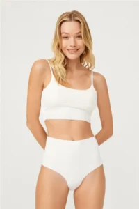 Cottonhill High Waist Basic Laser Cut Bikini Panties 3 Pack - 6 - Image 3