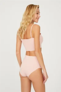 Cottonhill High Waist Basic Laser Cut Bikini Panties 5 Pack - Image 2